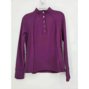 Athleta Purple Long Sleeve Top